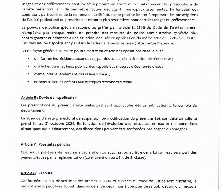 INFOS SECHERESSE AP 2026-226-003