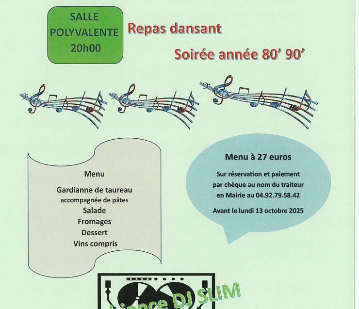 Soirée année 80 & 90 