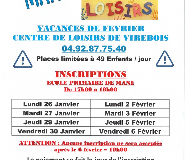 CENTRE AERE -MANE-INSCRIPTIONS