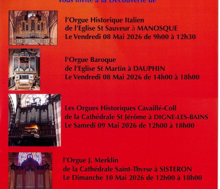 programme amis de l'orgue