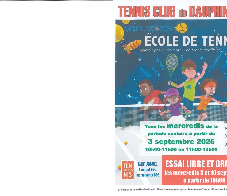 TENNIS CLUB  DE DAUPHIN