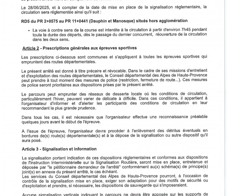 COURSE CYCLISTE  LA PROVENCALE